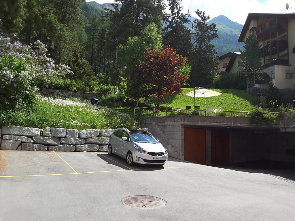 Chesa Quadrella Zimmer Mit Kuechenzeile Inklusive Bergbahnen Im Sommer-Ausser Studio Понтрезина Екстериор снимка